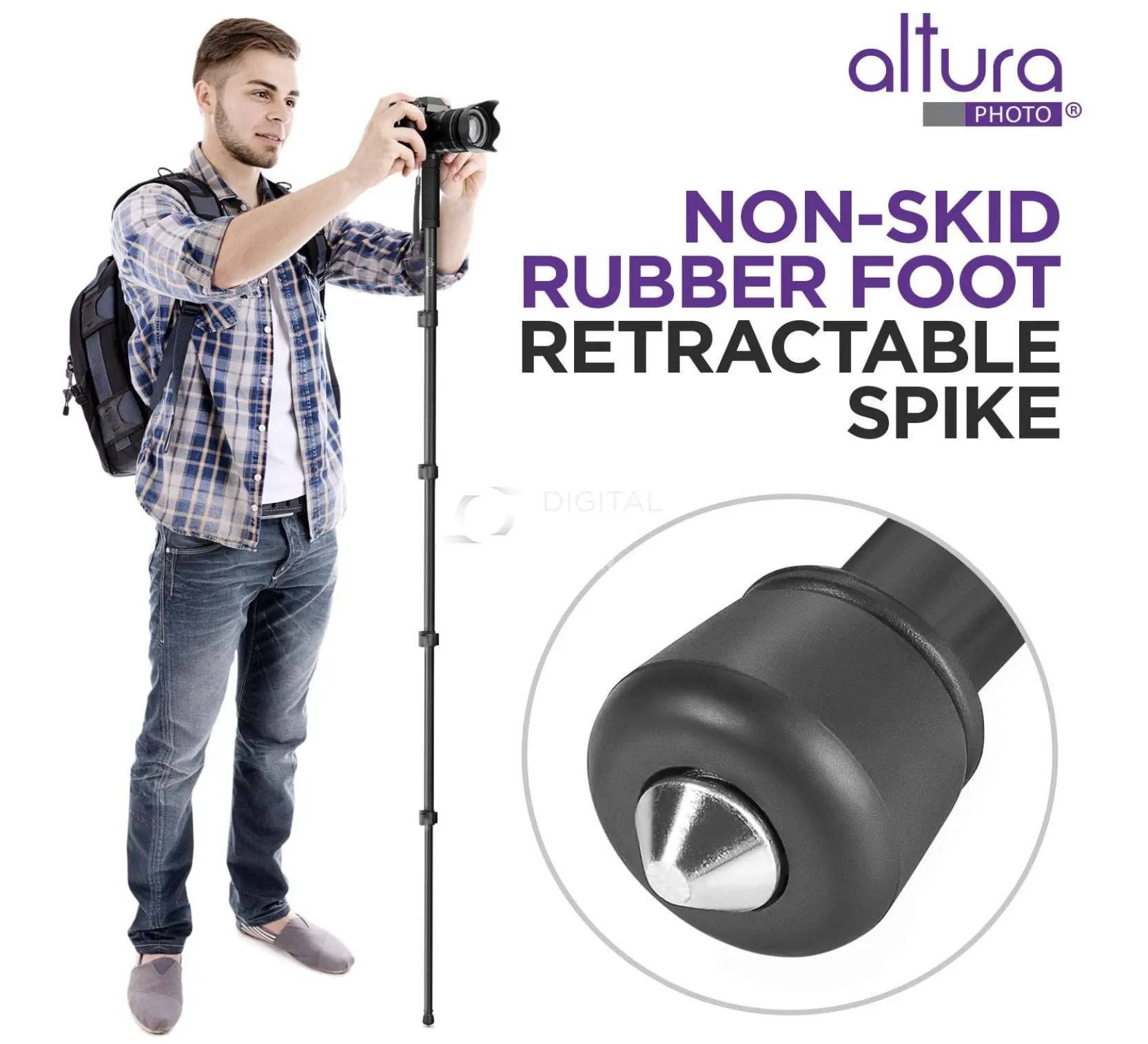 06 62-Inch Camera Monopod – Lightweight, Portable